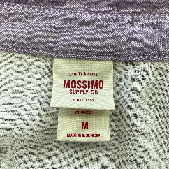 Lilac Button Down Long Sleeve - Picture 7 of 12